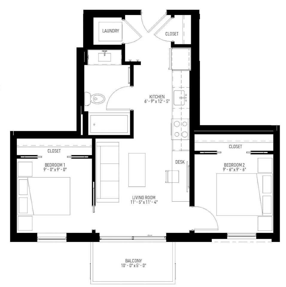 The Kittson - floor plan image